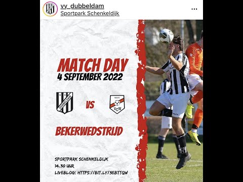 Dubbeldam zo 1 vs VCW 1 (04-09-2022) 4-0 * Xander 2x, Jerry, Mika