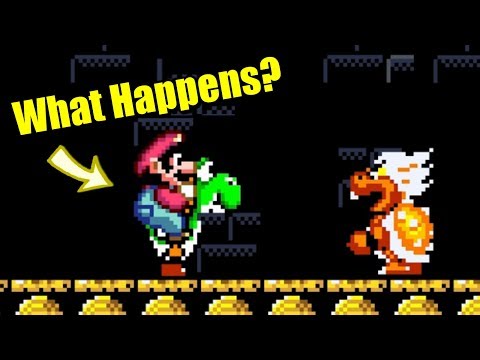 Super Mario World - What happens when Yoshi enters Castles?