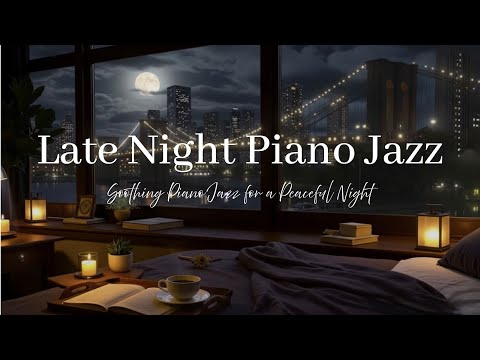 Ethereal Night Jazz Piano – Soft Jazz Music for Deep Sleep & Peaceful Moments