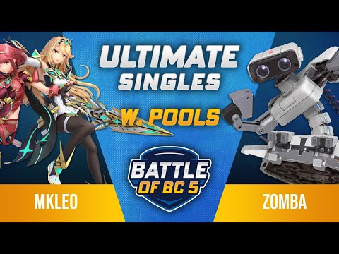 MkLeo (Pyra/Mythra) vs Zomba (ROB) - Ultimate Singles Winners Top 32 - Battle of BC 5