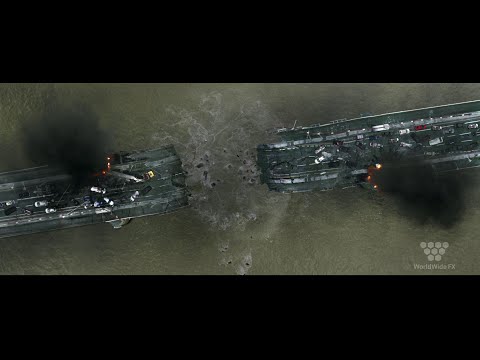 London Has Fallen VFX Breakdown by Worldwide FX - Chelsea Bridge Sequence
