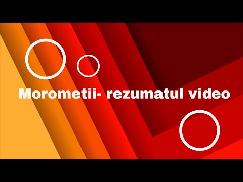 Morometii - rezumatul video (cu imagini sugestive)