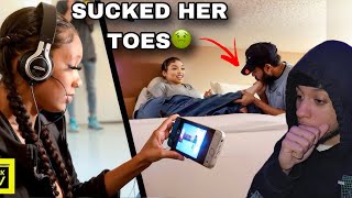 Boyfriend Caught Brutally CHEATING With Another Girl and Her “FEET”😳 (Loyalty Test) | REACTION