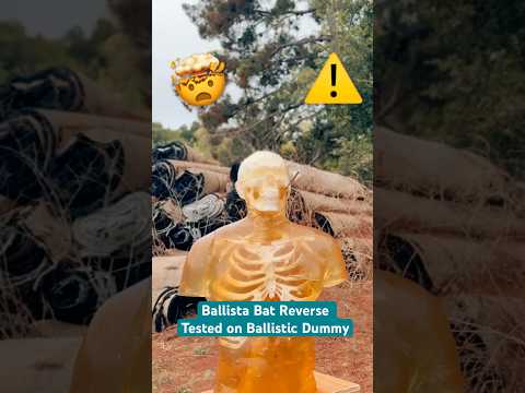 Shocking Results: We Tested the Ballista Bat Reverse Crossbow on a Ballistic Dummy