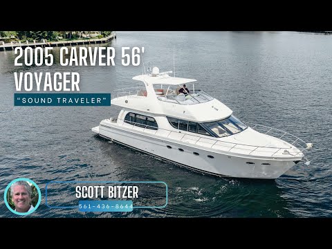 2005 Carver 56 Voyager Sound Traveler Video