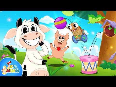 The Cockroach 🎶 Can't Walk Anymore | Children's Songs | Toy Singing