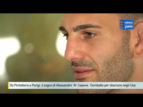 Da Portalbera a Parigi, il sogno di Alessandro 'Al' Capone: 'Combatto per arrivare negli Usa'