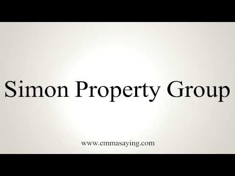 How to Pronounce Simon Property Group