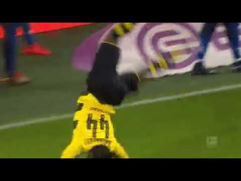 Der "Batsman" FlicFlac-Salto von Mitchy Batshuayi