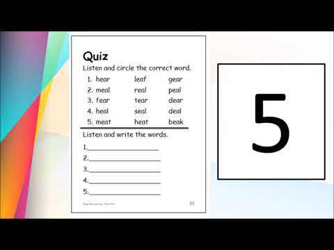LEVEL 4 LONG E  (-ea-) QUIZ