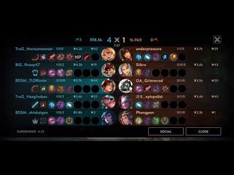 Vainglory 5v5 - Grace WP Top Lane - Fastest First Blood?