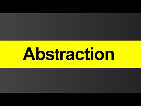 What is Abstraction Hindi