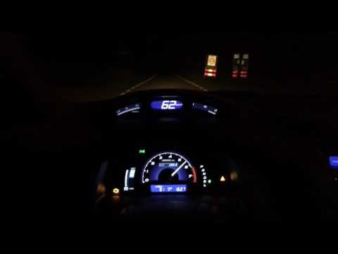 Honda civic hybrid 1.3 de-cat acceleration 0-100