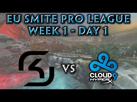 EU Smite Pro League Week 1, Day 1 - SK Gaming vs. Cloud 9 HyperX