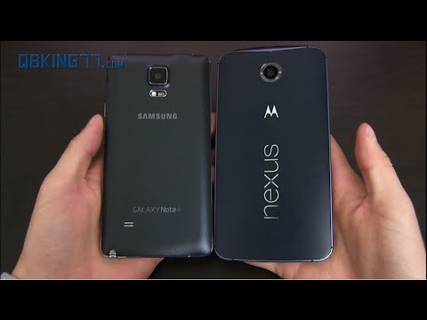 Nexus 6 vs. Galaxy Note 4 - Quick Compare 2