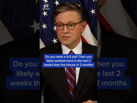 Do you work a 9-5 job? Then you likely worked more in the last 2 weeks than the House in two months