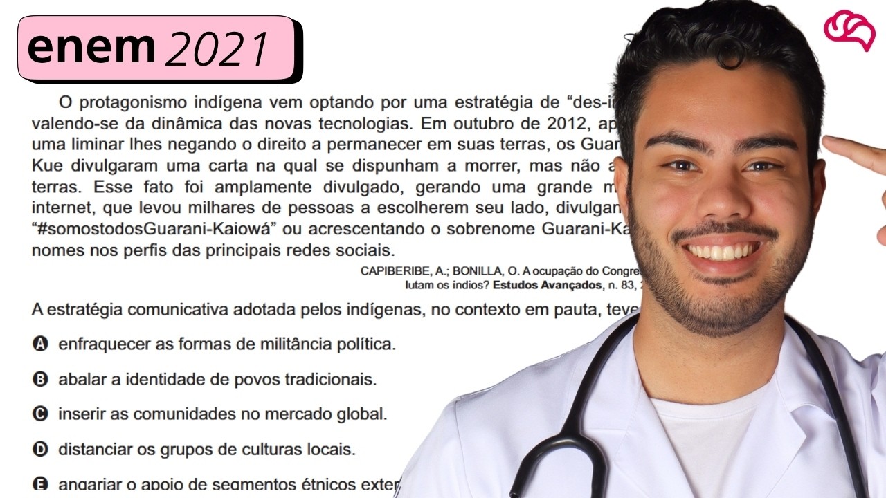 Resolução em Vídeo — Questão 68 ENEM 2021