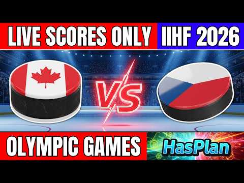 🔴 Canada vs Czech Republic | IIHF Olympic Games 2026 Ice Hockey Live Score Only #livescore