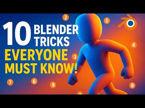 10 Blender Tricks Every Beginner MUST Know (Fast & Essential Tips!)