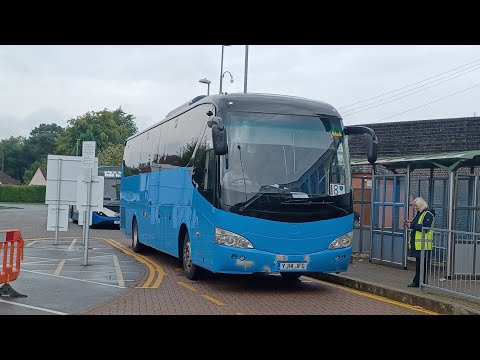 Ride on Yutong TC12 | YJ14 JFG | Rail Replacement Redhill - Horley