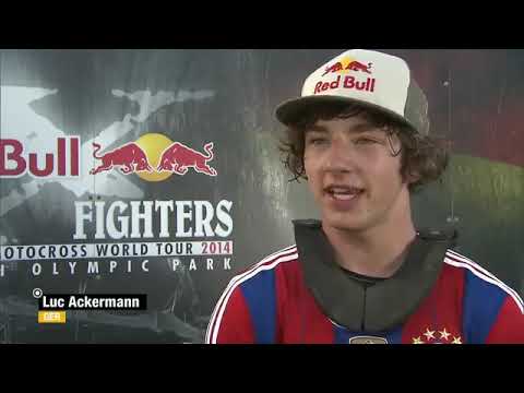 First ever FLOATING freestyle motocross course   Red Bull X Fighters Munich 2014
