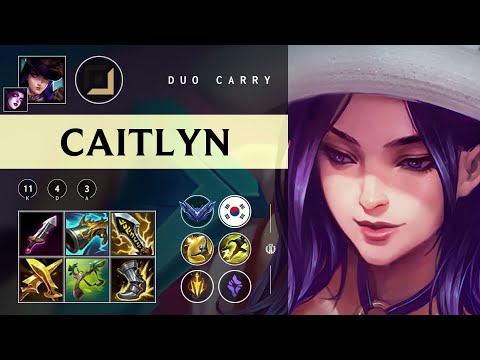 Caitlyn ADC vs Twitch - KR Diamond Patch 25.23