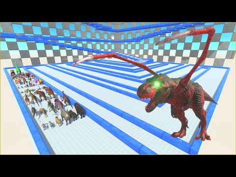 ESCAPE FROM ALIEN T-REX #3 - ARBS - Animal Revolt Battle Simulator