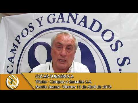 13-04-18 Nota Oscar Subarroca - Campos y Ganados S.A. - Benito Juarez.