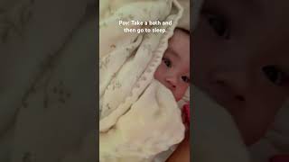 Download lagu Take a bath and then go to sleep. 😴 #baby #smartbaby mp3