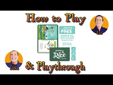 Seasons of Rice How to Play and 2-player Play-through