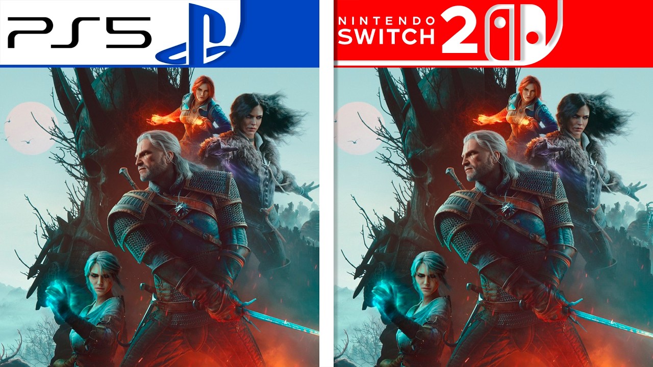 The Witcher III Remastered | Switch 2 vs PS5| Final Graphics Comparison