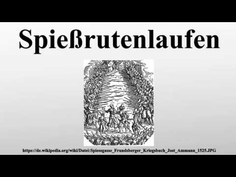 Spießrutenlaufen