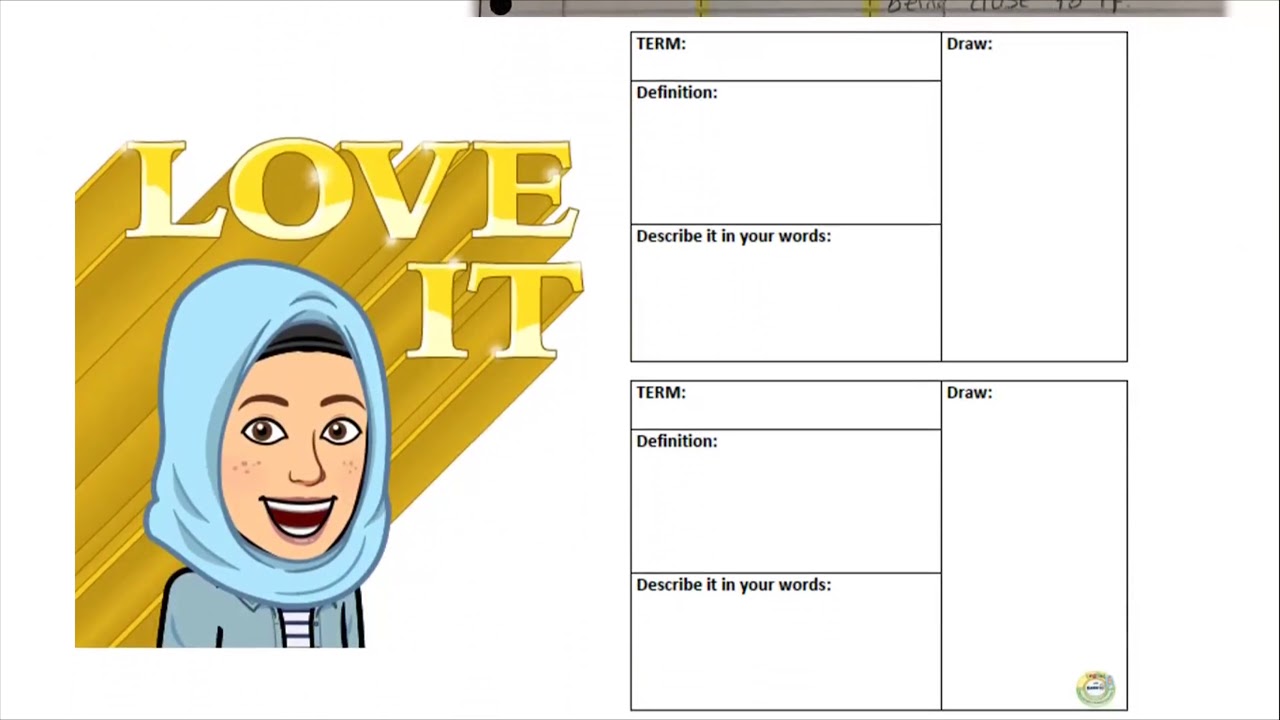 Using a Vocabulary Notebook (or Worksheets)