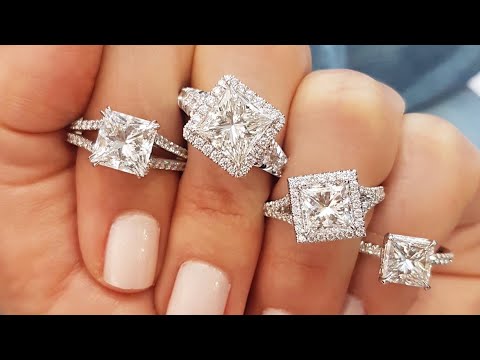 Princess Cut Diamonds: 10 Basic Things You Need to Know When Shopping for Square Engagement Rings