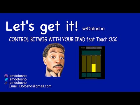 How to control @Bitwig with your iPad with Touch OSC