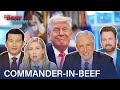 Commander In Beef Trump Faces Off Against The Media Zelenskyy Harvard More The Daily Show