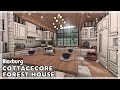 BLOXBURG: Cottagecore Forest Home Speedbuild (interior + full tour) Roblox House Build