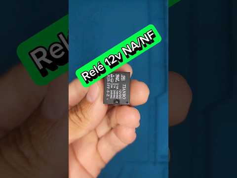 Ligação Simples Relé 12v NA/NF #eletronica #eletrica #eletricista
