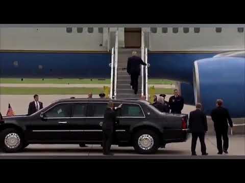 President #Trump with toilet paper on his shoe #US