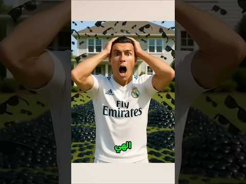 ☀️🔥 مطر النظارات الشمسية الملوّثة!#نظارات #رونالدو #ميسي #موقف_مضحك #كارثة #ضحك