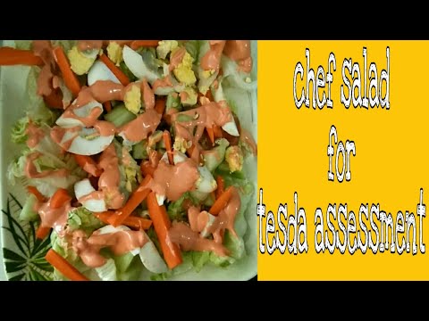 How to make chef salad?/tesda assessment NC11/Zeney Vlogs