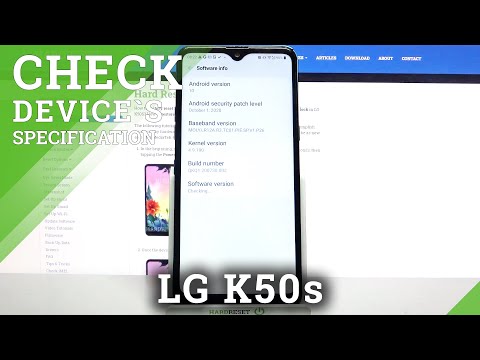 How to Check Phone Specification in LG K50S – Model Information