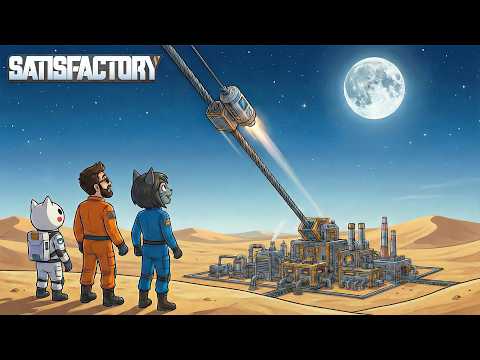 ПОСТРОИЛИ КОСМИЧЕСКИЙ ЛИФТ! ПОЧЕМУ ОН ТАКОЙ ОГРОМНЫЙ? Satisfactory #2