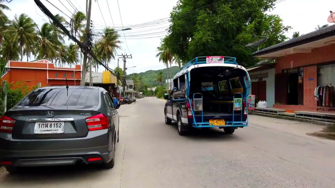 Beyond the Beach: Unveiling Koh Phangan’s Lively Streets (ASMR Walk)