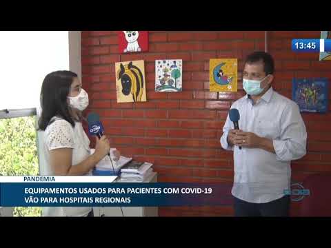 Hospitais regionais recebem equipamentos utilizados para covid 19 18 09 2020