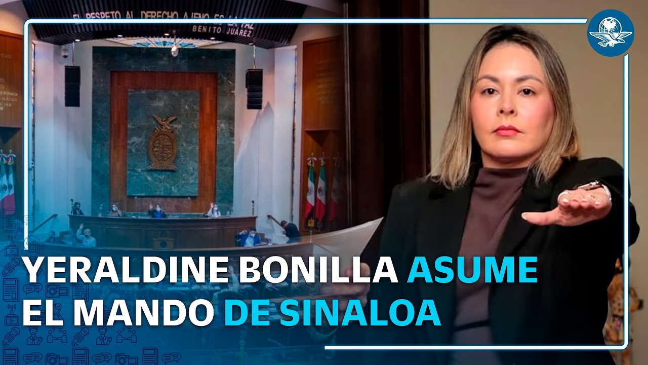Yeraldine Bonilla es nombrada como gobernadora interina de Sinaloa tras licencia de Rocha Moya