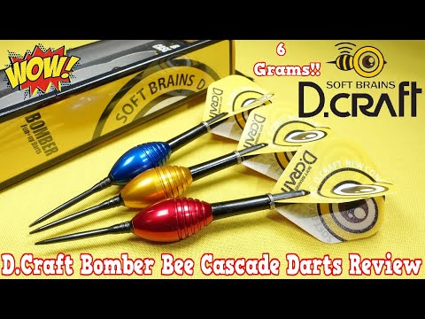 D.Craft Bomber Bee Cascade Darts Review - Egg Shaped Darts!
