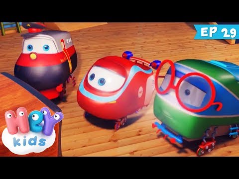 Trenulețele 🚂 Tele-Eduard | Desene animate cu trenuri (ep. 29) | HeyKids