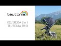 миниатюра 2 Видео о товаре Коляска 2 в 1 Teutonia Trio шасси Black, Urban Coyote (Коричневый)