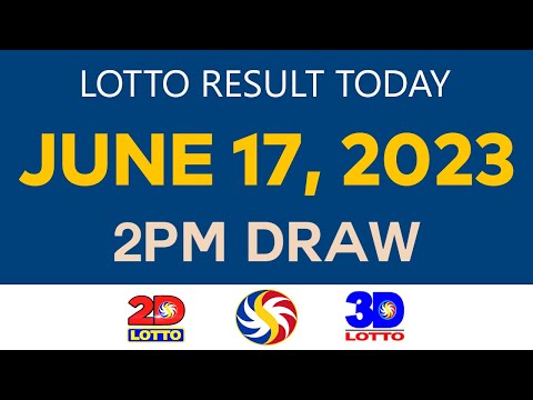 [Saturday] Lotto Result Today JUNE 17 2023 2pm Ez2 Swertres 2D 3D 6D 6/42 6/55 PCSO